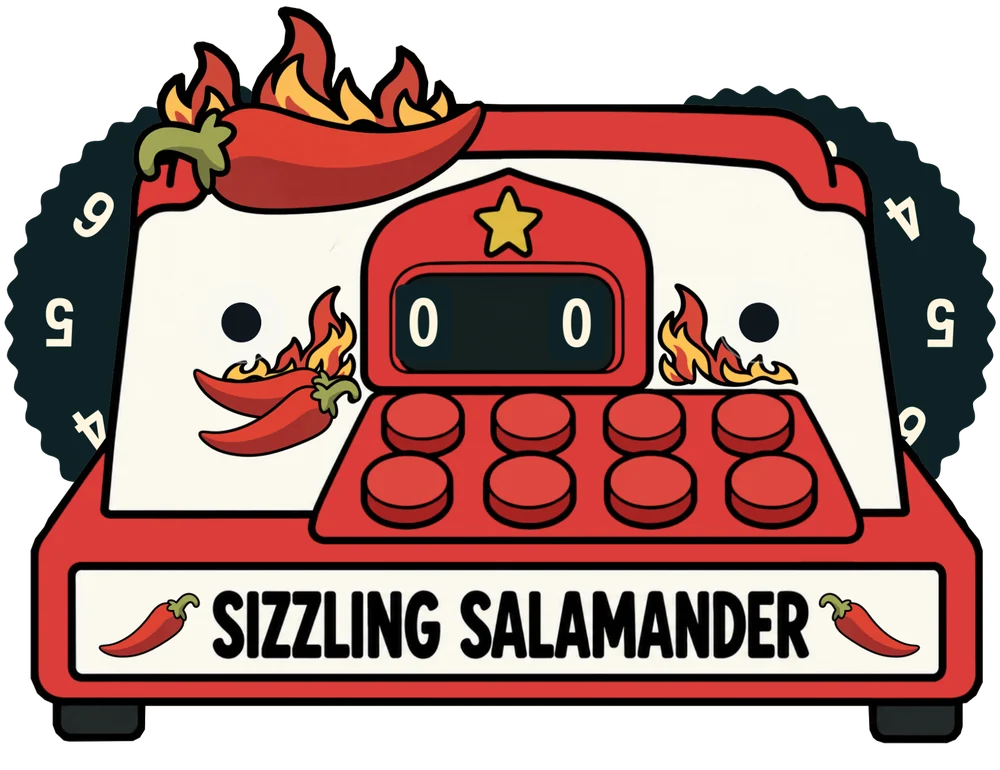 Sizzling Salamander tracker with two numbered dials